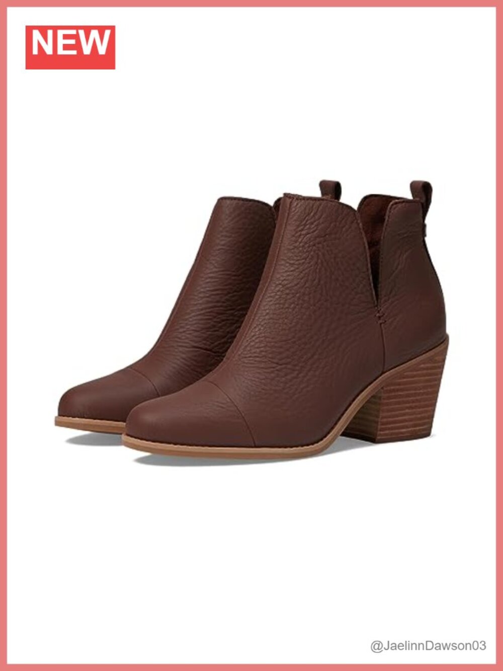 Everly Suede Leather Chelsea Ankle Bootie Cutout Block Heel